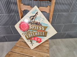 Eichhof Spiess Blechschild Alu-Robert Dold Bierwerbung