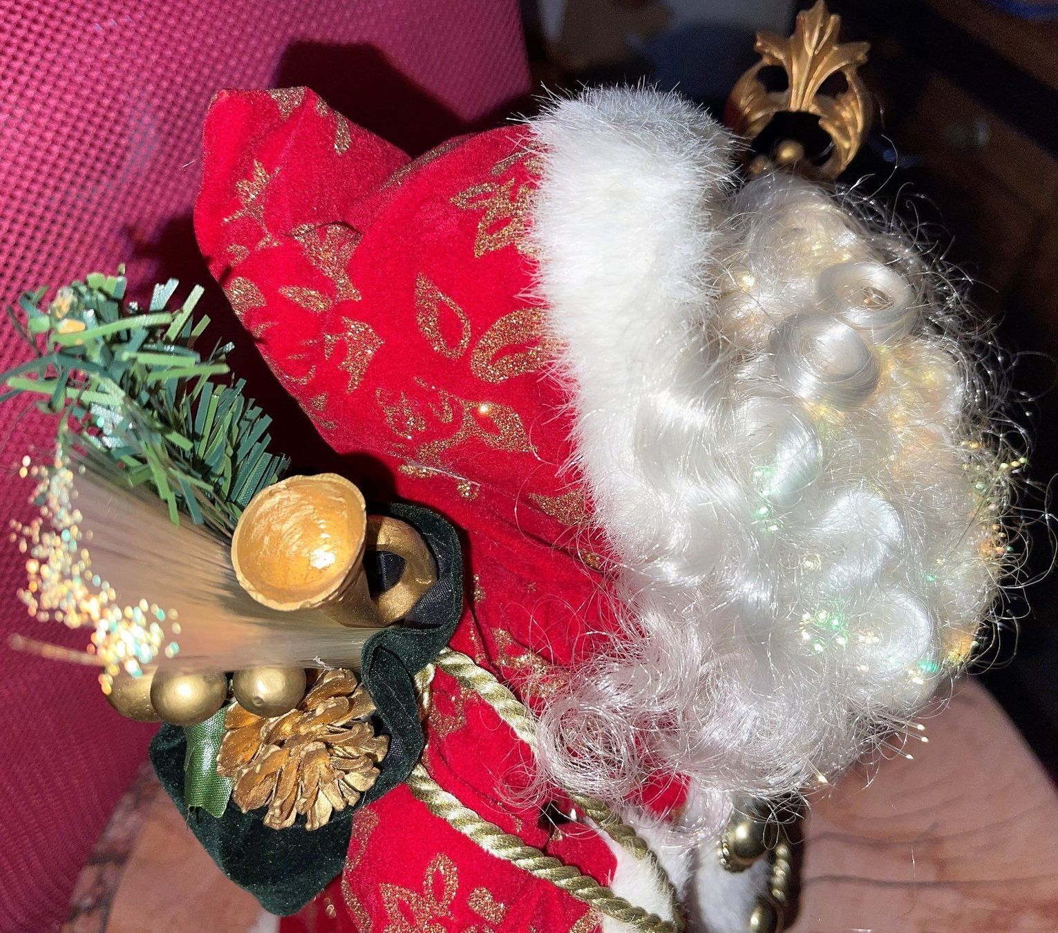 Statuette: Nikolaus mit Beleuchtung – Nuovo (secondo la descrizione) da Lutzenberg venduto da Truhe 4