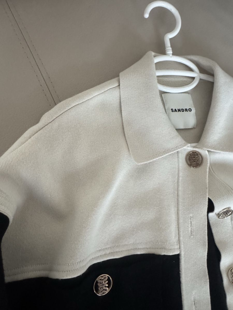 Sandro Jacken: Sandro Baumwollstrickjacke 58 cm lang – Gebraucht aus Zürich von LuxuryJewellery 2