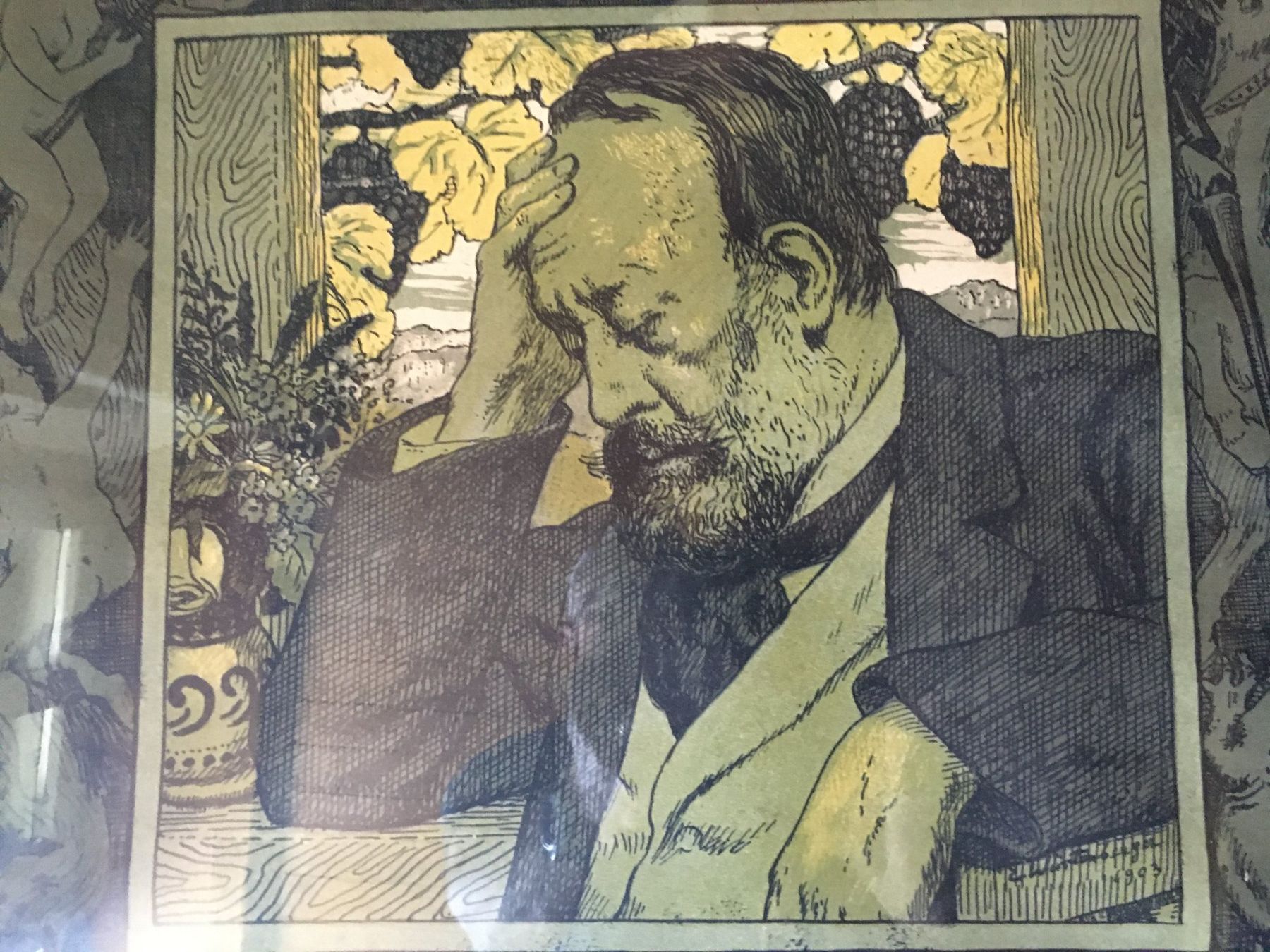 Grafica & Litografie: seltene antike Litho, Gottfried Keller – Usato da Männedorf venduto da Amleto3 5