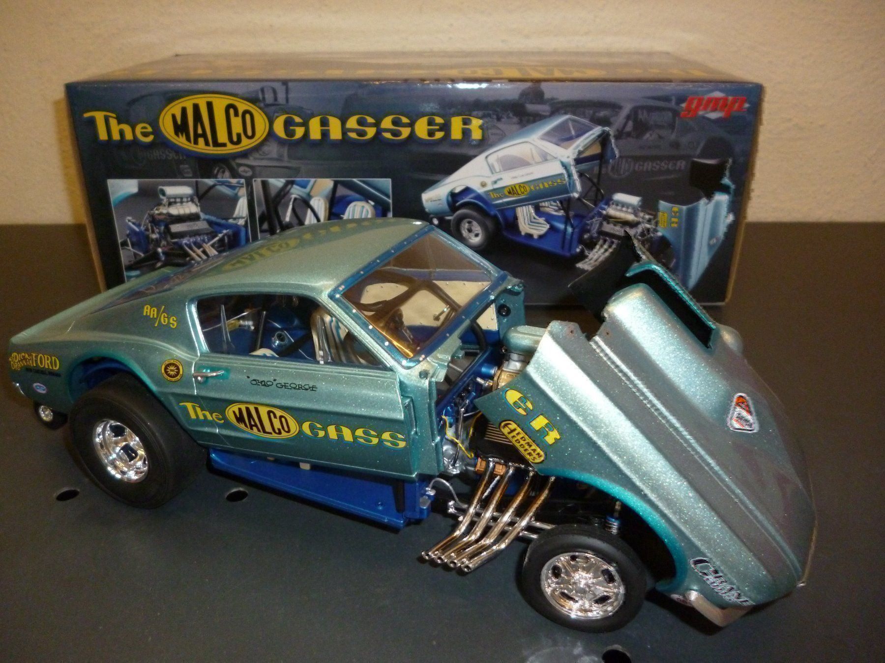 Ford Modellini d'auto: Ford Mustang 1969 "Gasser" 1:18 GMP – Nuovo e nell'imballaggio originale da Niederwil SG venduto da Kaicorner03 2