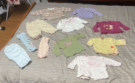 Lot habits fille 62 hiver (11pièces)