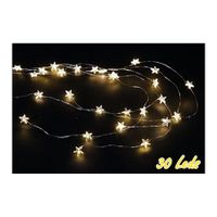 Lichterkette 30 Led mit Sternen, L 100cm