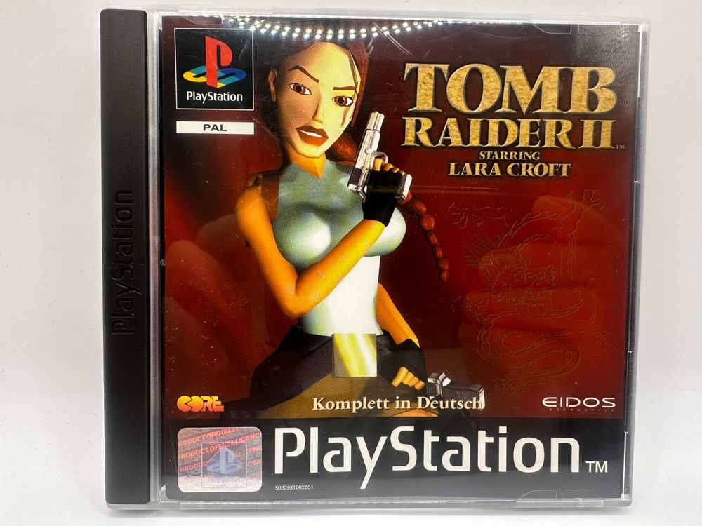Tomb Raider II Sur Playstation 1 (PS1) - PAL, Version Française, Bon état