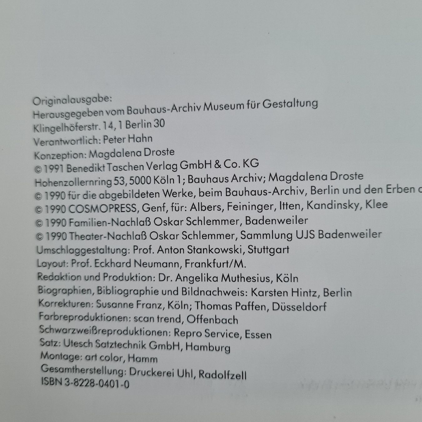 Livres: Bauhaus Originalausgabe – D'occasion à Basel par Piscosour01 1