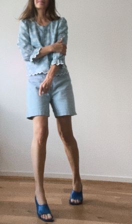 CREAM süsse Bluse mit Stickerei