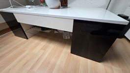 Moderner Wohnzimmer-Tisch, Schwarz/Weiss, Top Zustand!