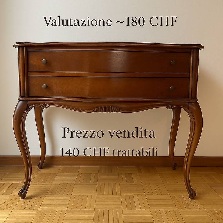 Cassettiere: Comò/console vintage in legno – Usato da Lugano venduto da Sam_fss7