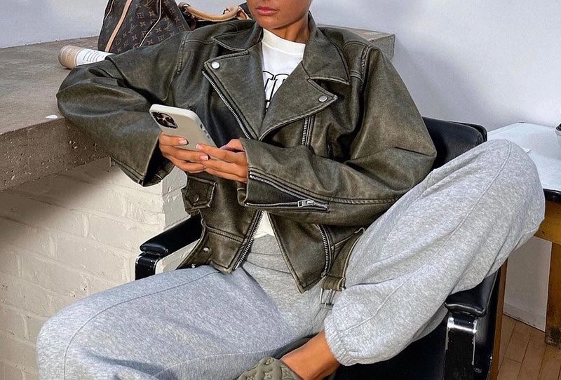 Damenmode Zara Damen Bikerjacke Wie NEU Zara Lederjacke Damen