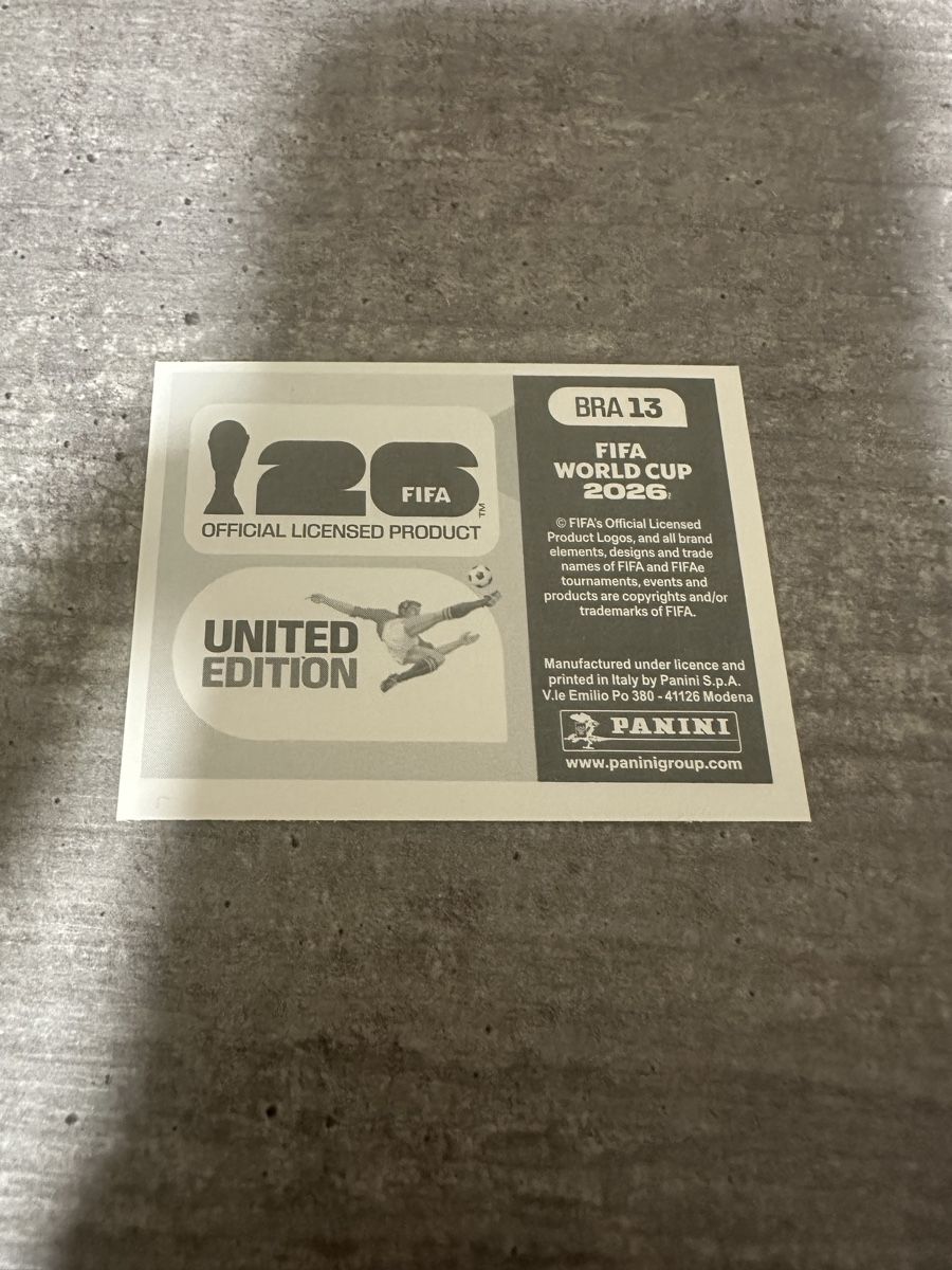 Panini Cartes à collectionner: BRA 13 , FIFA WORLD CUP 2026 PANINI  – Neuf (Voir description) à Frauenfeld par 1PegPeg1 1