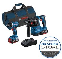 Profi Set Bosch Combo Kit 2-tlg. 18V: GSR 18V-45 + GBH 18V-2