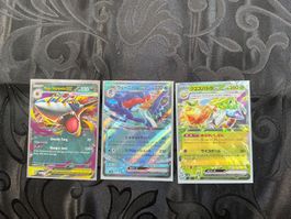 Pokémon Karten Mega Sharpedo EX, Waabaru EX, Kesu Batra EX