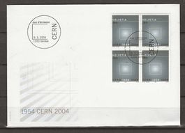 F1119 - FDC CERN 2004 bloc de quatre