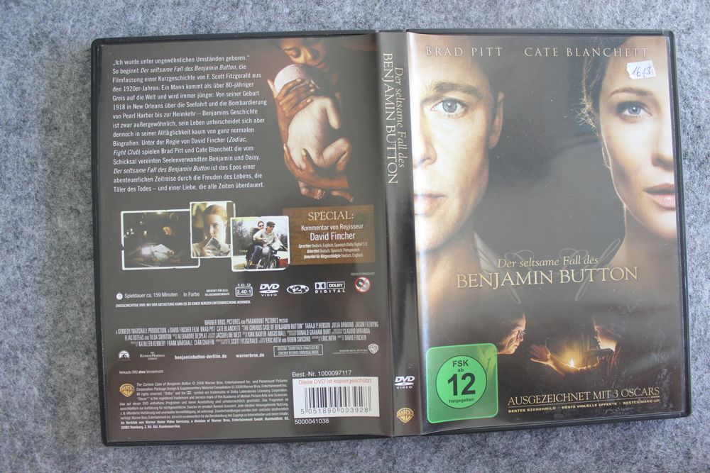 Der seltsame Fall des Benjamin Button (DVD)(1613) (Gebraucht) in ...