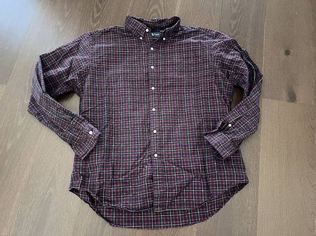 Kariertes Polo Ralph Lauren Hemd, XL