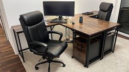 Bürotisch L Form, top Zustand perfekt für Eckarbeitsplätze