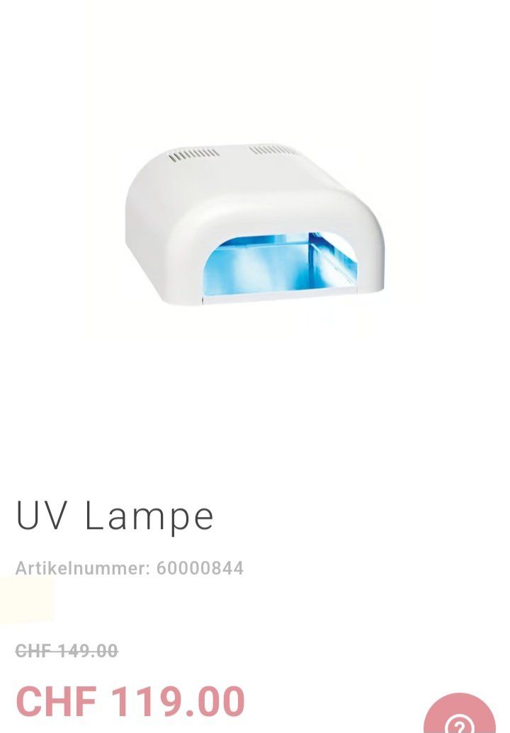 Unghie finte: UVA Lichthärtungsgerät – Usato da Thun venduto da Dan_thun
