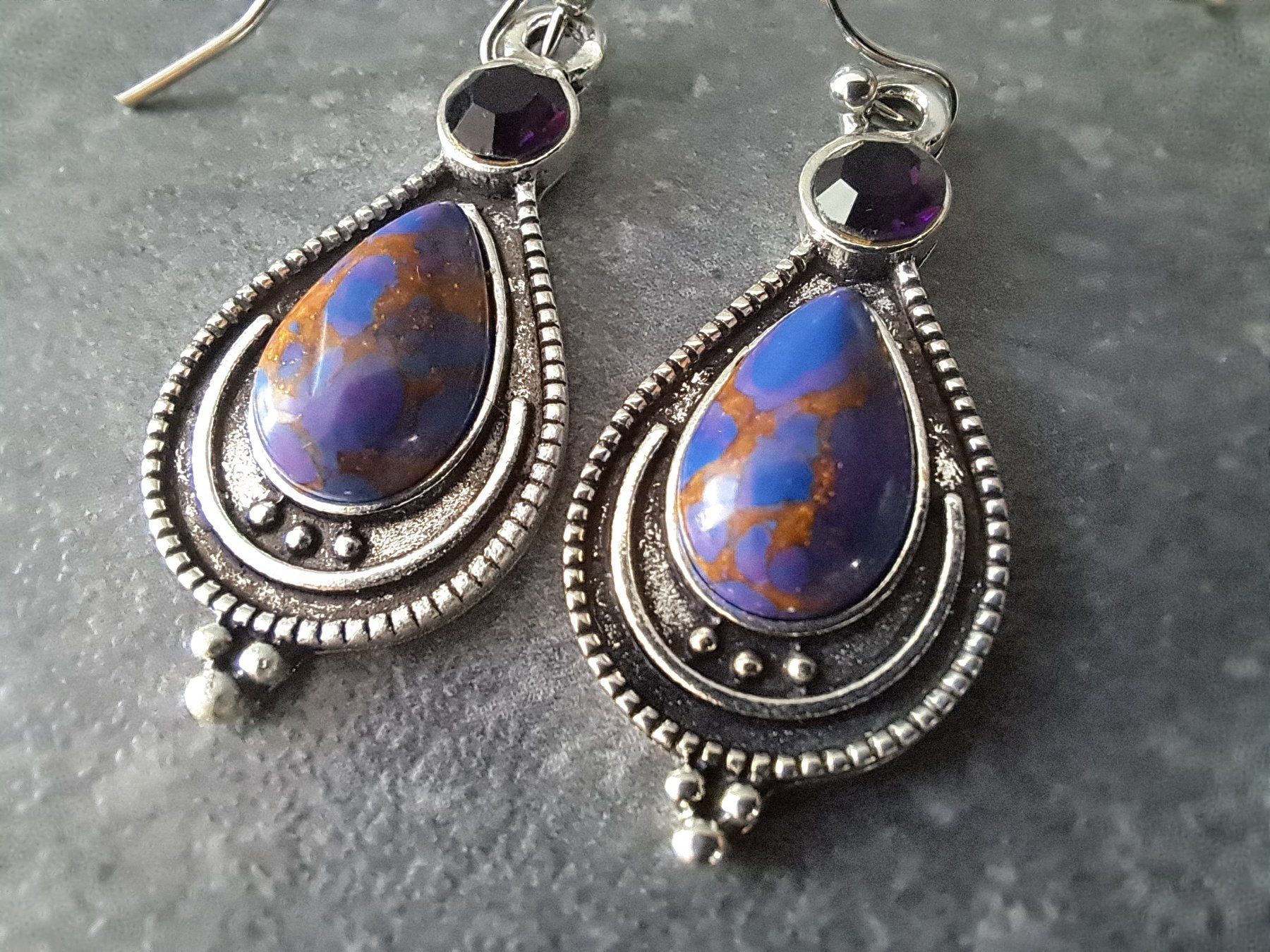 Orecchini pendenti & Orecchini a lobo: Boucles d'oreilles vintage – Nuovo e nell'imballaggio originale da St-Imier venduto da supernova21 1