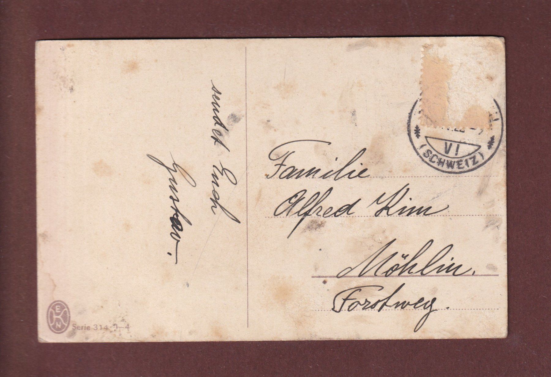 Cartoline postali: OSTERGRUSS - 1922 – Usato da Pully venduto da nicecards 1