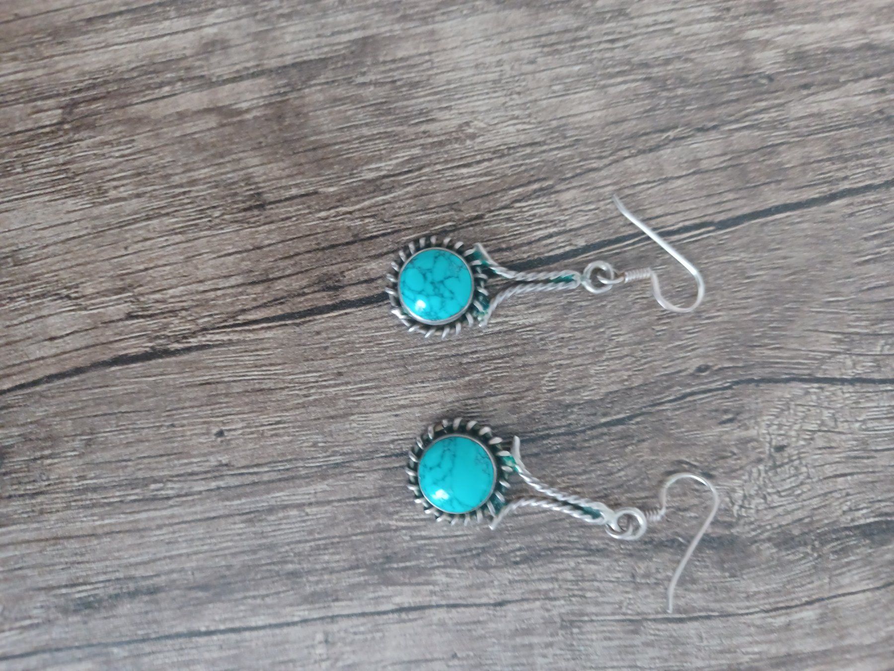 Boucles d'oreille: Ohrringe silber mit hellem Azurit – D'occasion à Ascona par ele_m7qw