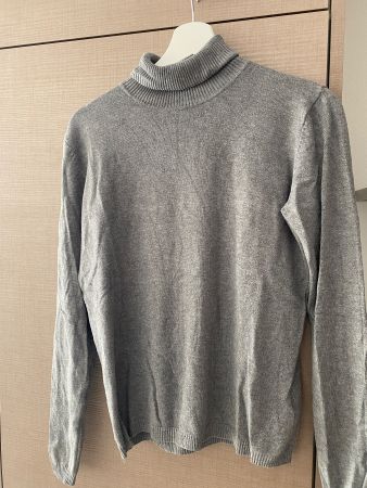 Rollkragenpullover Gr. M grau Soft Rebels Pullover