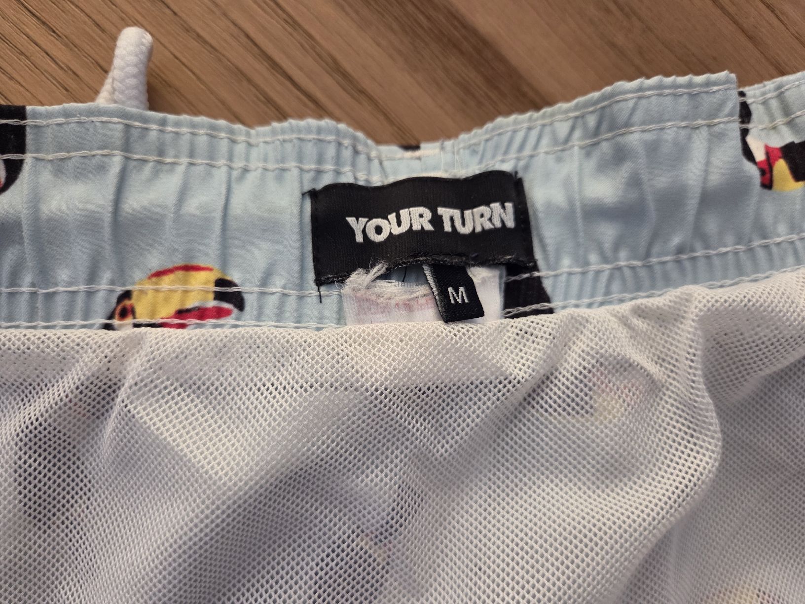 Caleçons de bain: Badehose YOUR TURN, hellblau, Tukan Muster, Gr. M – D'occasion à Wetzikon ZH par mar_8jrl 3
