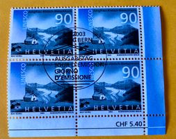  Viererblock Nr.1096 ET Stempelt Bern 2003   