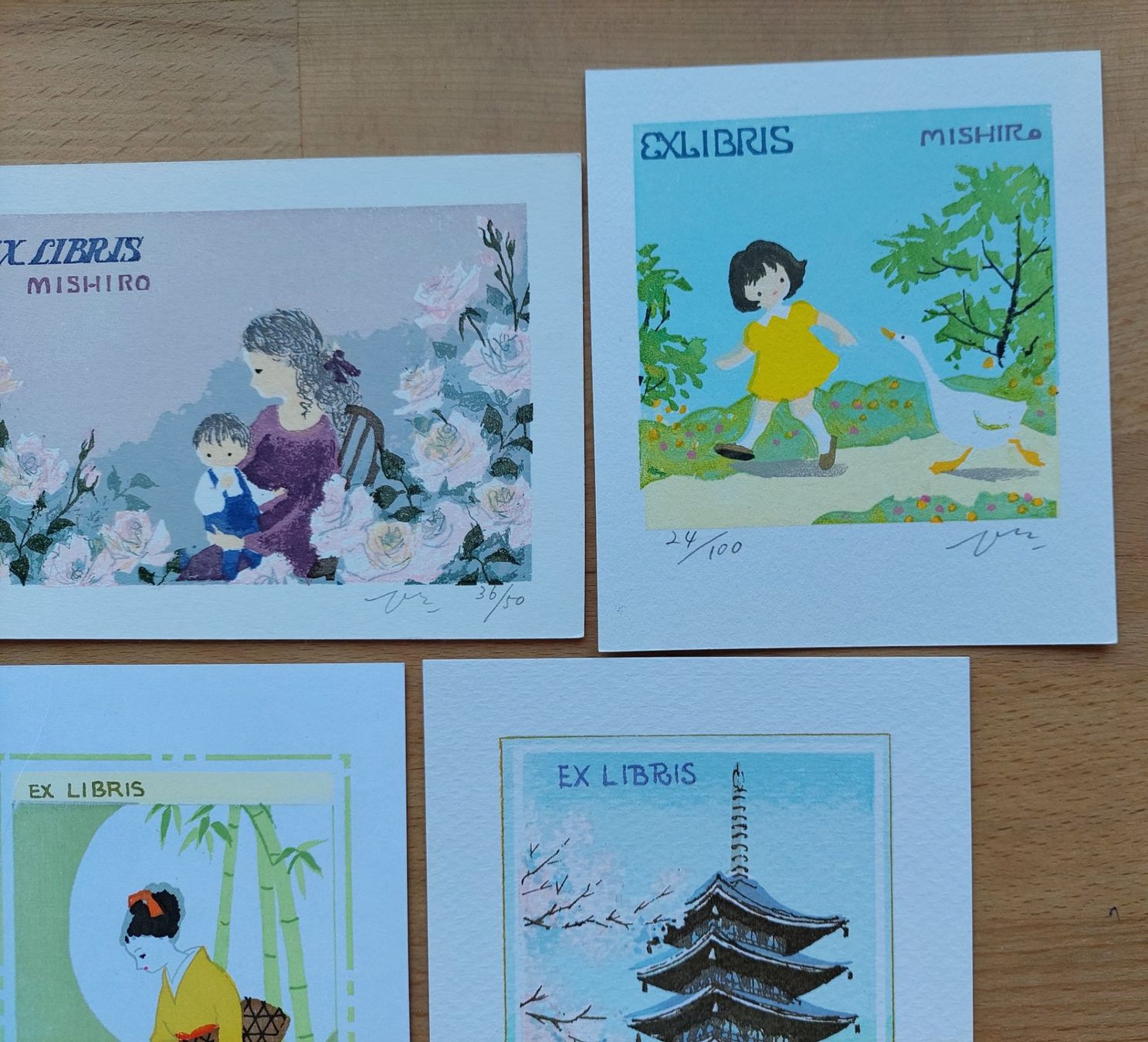 Grafiken & Lithographien: Sammlung Exlibris Hiroko Mishiro signiert – Gebraucht aus Obfelden von Exlibris-Art 4
