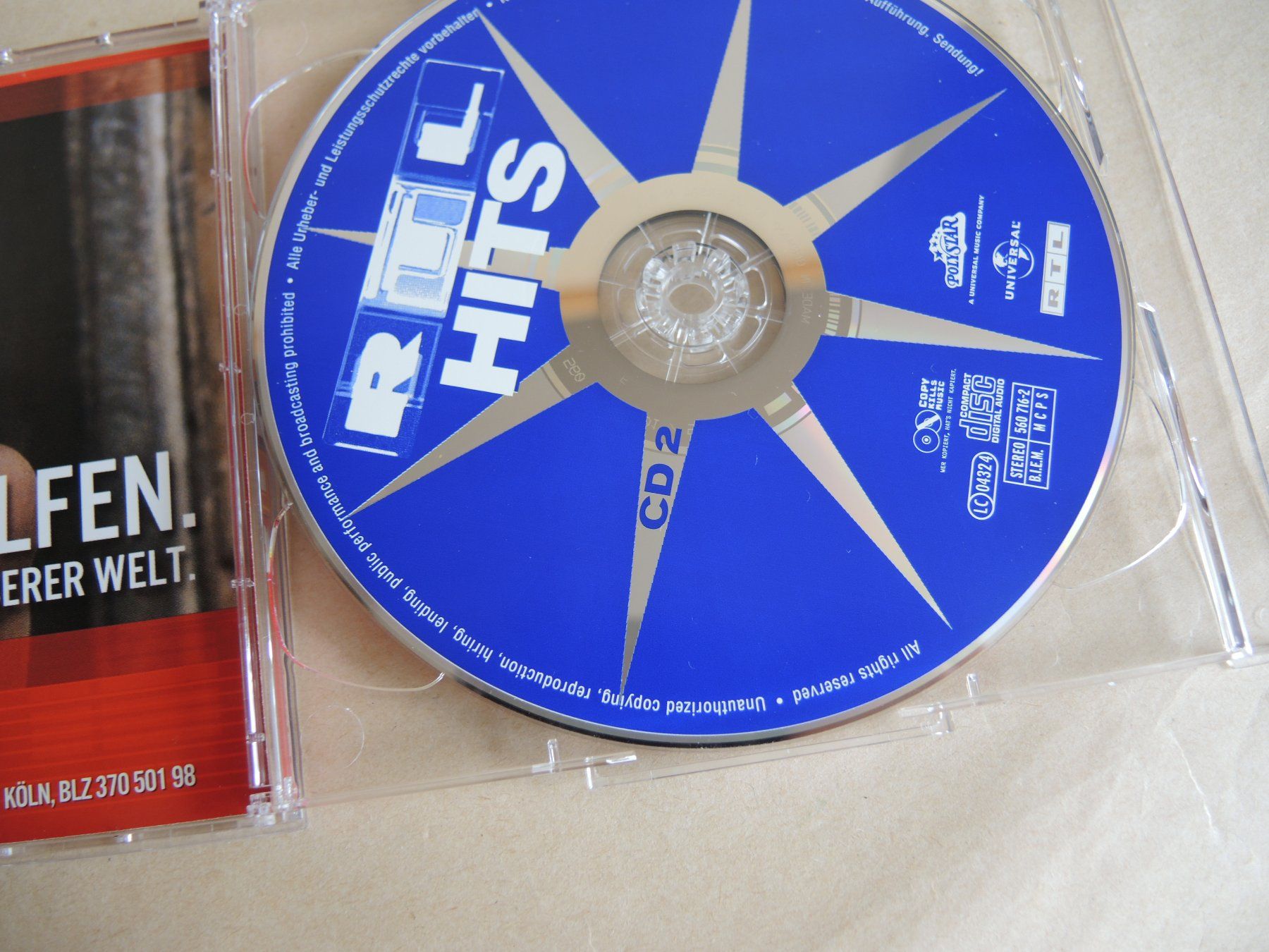 CD: RTL Hits 2CD Sampler mit Top-Stars – Usato da Rorschach venduto da maeck8 2