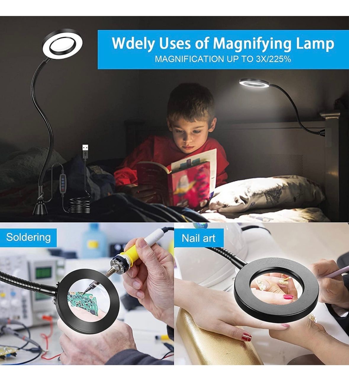 Alle Werkzeuge: Lötwerkzeug dritte Hand mit 3X-LED Lupe – Neu und originalverpackt aus Nuglar von SaleRitter 4
