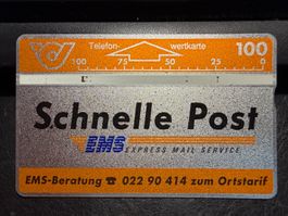 Telefonwertkarte Schnelle Post 100 gebraucht