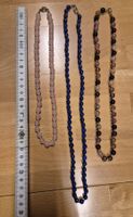 Ketten, Turmalin, Lapislazuli, Rosenquarz