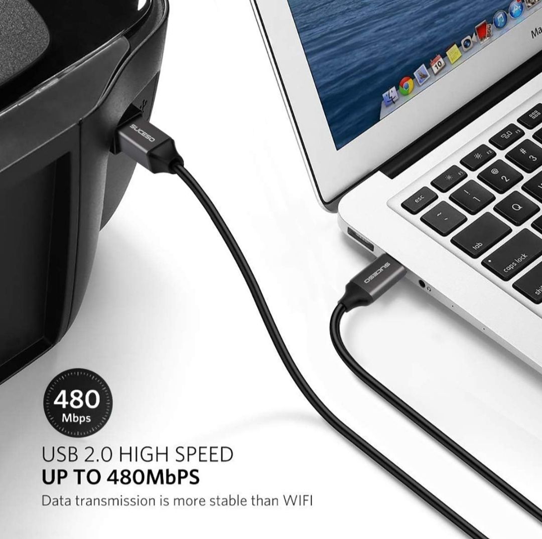 Cavi: SUCESO USB 2.0B Drucker Kabel Schwarz USB to USB-B 2m – Nuovo e nell'imballaggio originale da Basel venduto da ego_m6pr 4