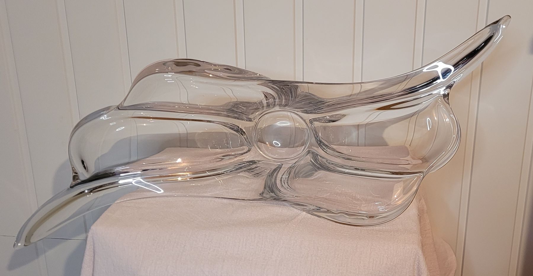 Piatti di portata: Superbe Plat/coupe, centre de table en cristal – Nuovo (secondo la descrizione) da Rocourt venduto da PapyCH 1