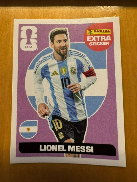 Panini Carte collezionabili: Panini WM 2026 - Extra Sticker - Lionel Messi – Usato da Eschenbach SG venduto da Grummelzwerg