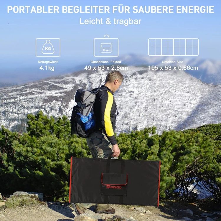 Dispositivi a energia solare: 300W Faltbar Solarpanel Tragbar 12V Solar für Batterie – Nuovo e nell'imballaggio originale da Wallenwil venduto da toesstal-vertrieb 6