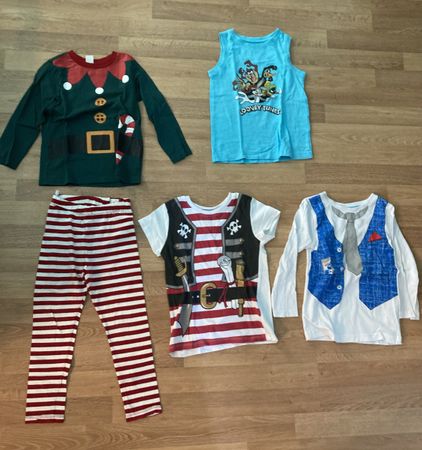 Kinderkleiderset Gr. 104, Weihnachtsoutfit, Piraten, Looney