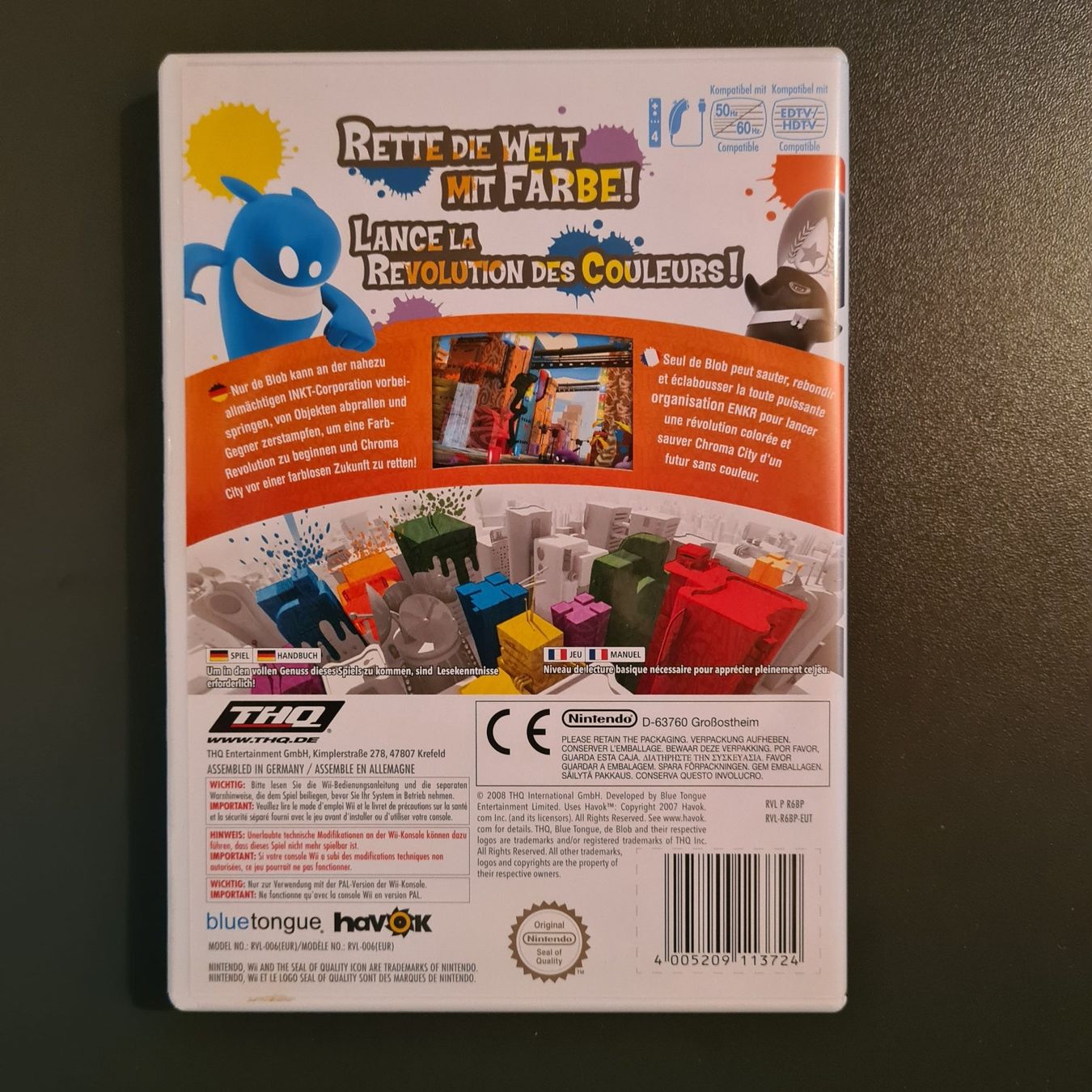 Nintendo Spiele: De Blob für Nintendo Wii – Gebraucht aus Chur von 1996hiphop 1