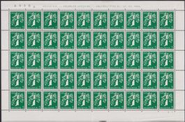 1939, Nr.236z kompletter Bogen postfrisch **. K: 200.-