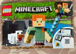 Lego Minecraft 21149 - Minecraft Alex BigFig with Chicken