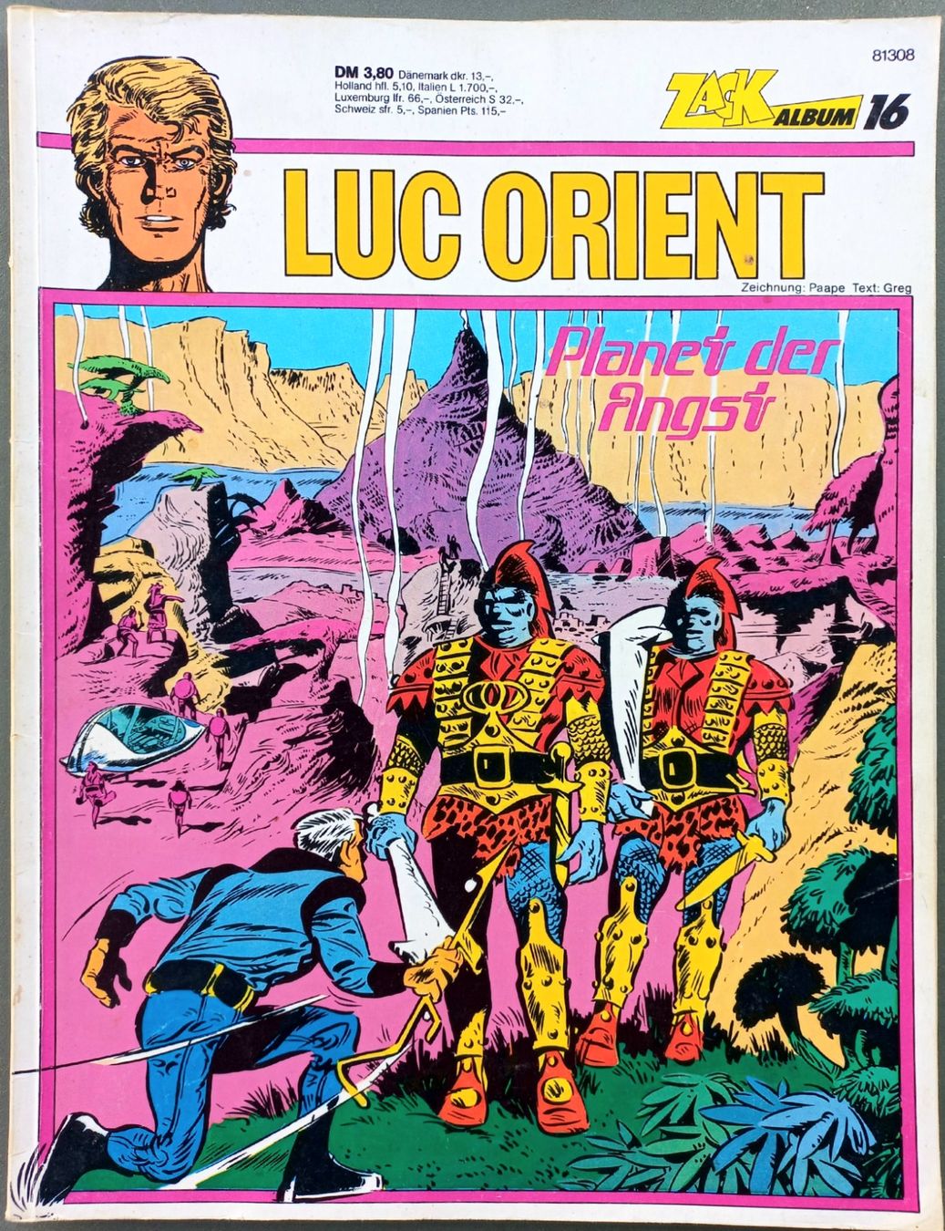 Fumetti: Comic - Luc Orient 16 - Planet der Angst – Usato da Niederuzwil venduto da lubimaja