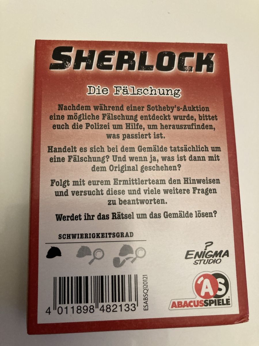 Giochi: Sherlock Kartenspiel, Die Fälschung – Usato da Emmenbrücke venduto da JJ_89 1