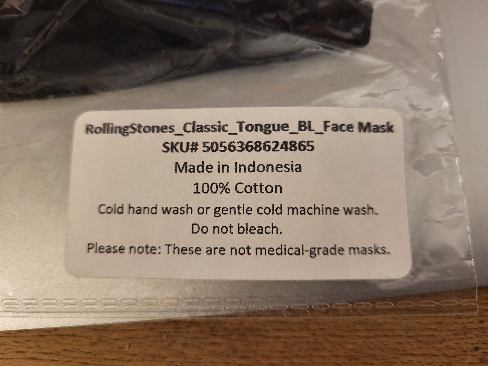Masken: Rolling Stones – Neu und originalverpackt aus Thun von Kissthis 1