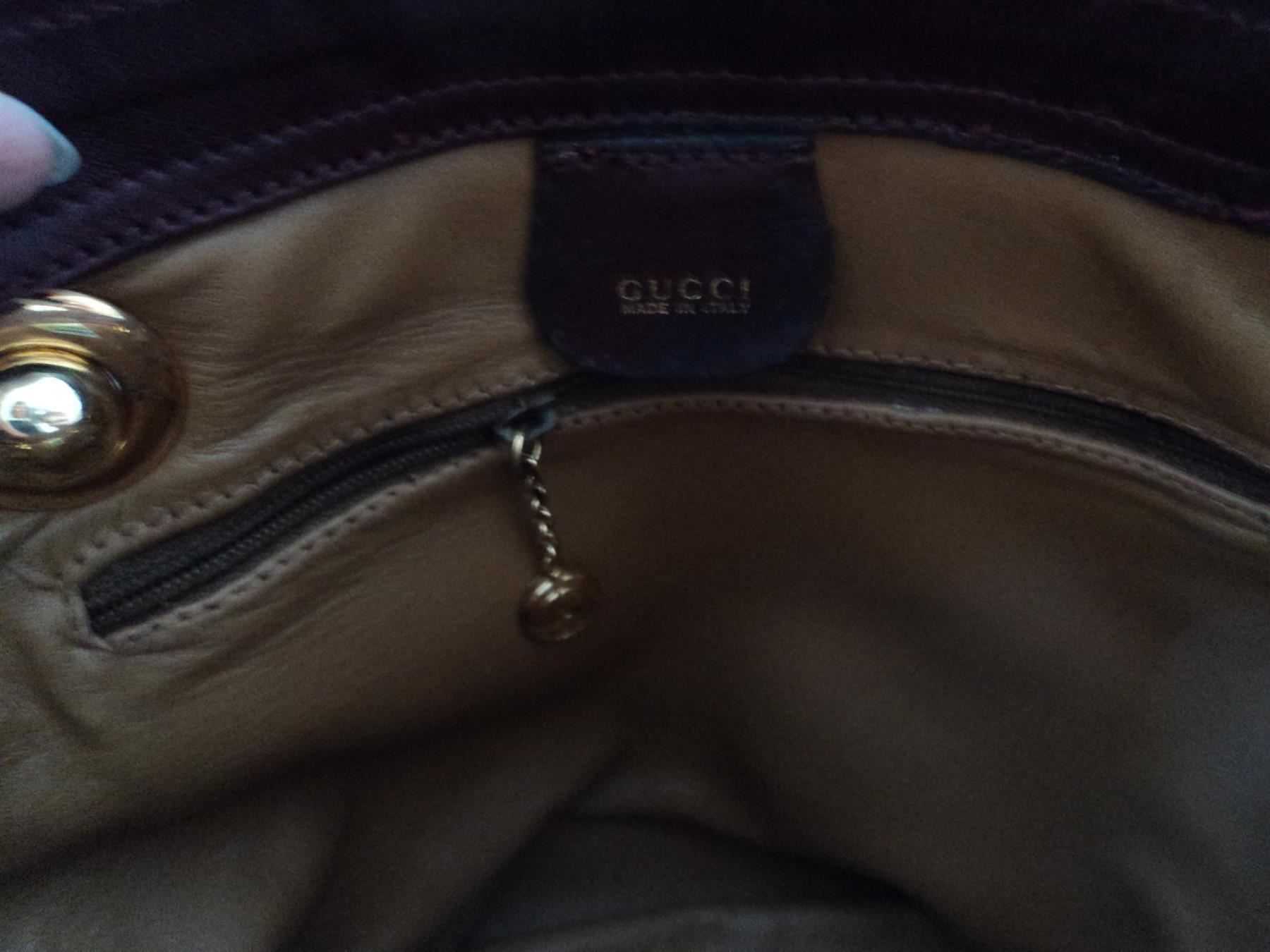 Gucci Borse da donna: Gucci Vintage Bordeaux Ledertasche – Usato da Basel venduto da maripas17 6