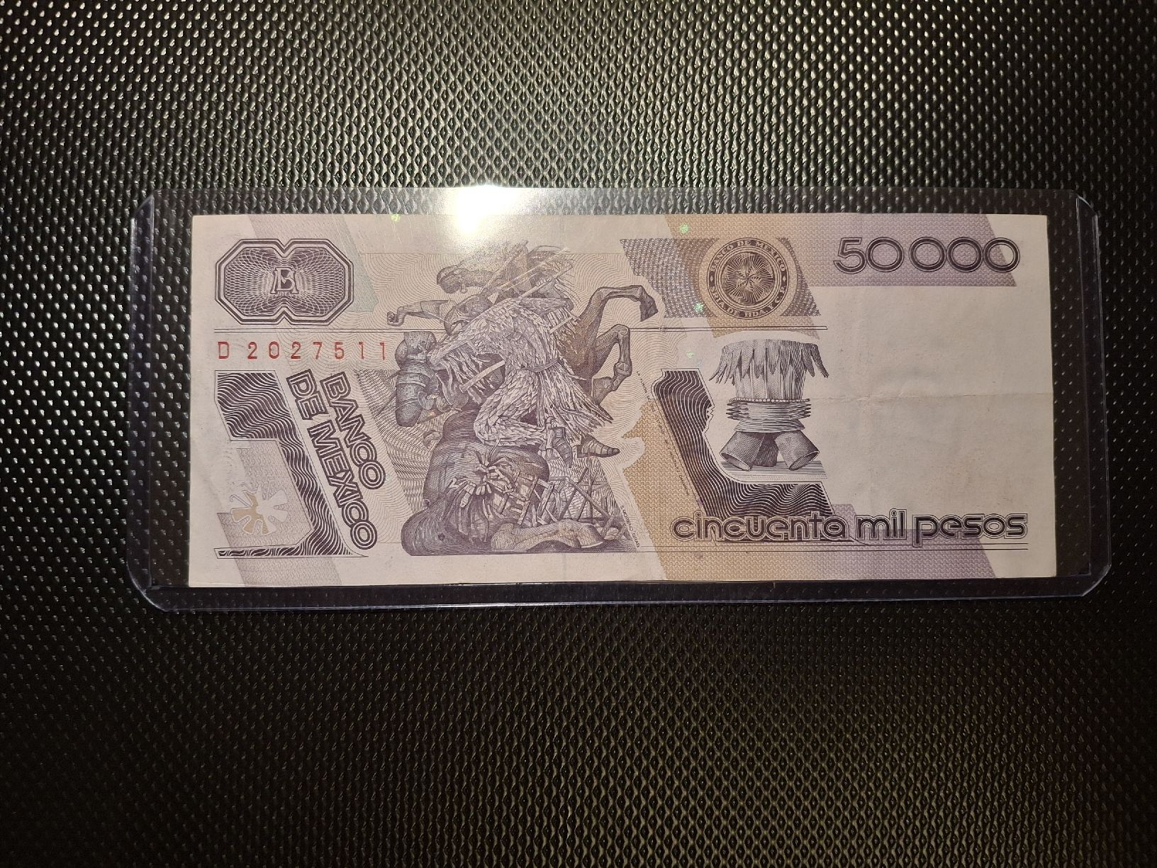 Banknoten: 50000 Pesos Mexiko Banknote. – Gebraucht aus Geroldswil von Antica01 1