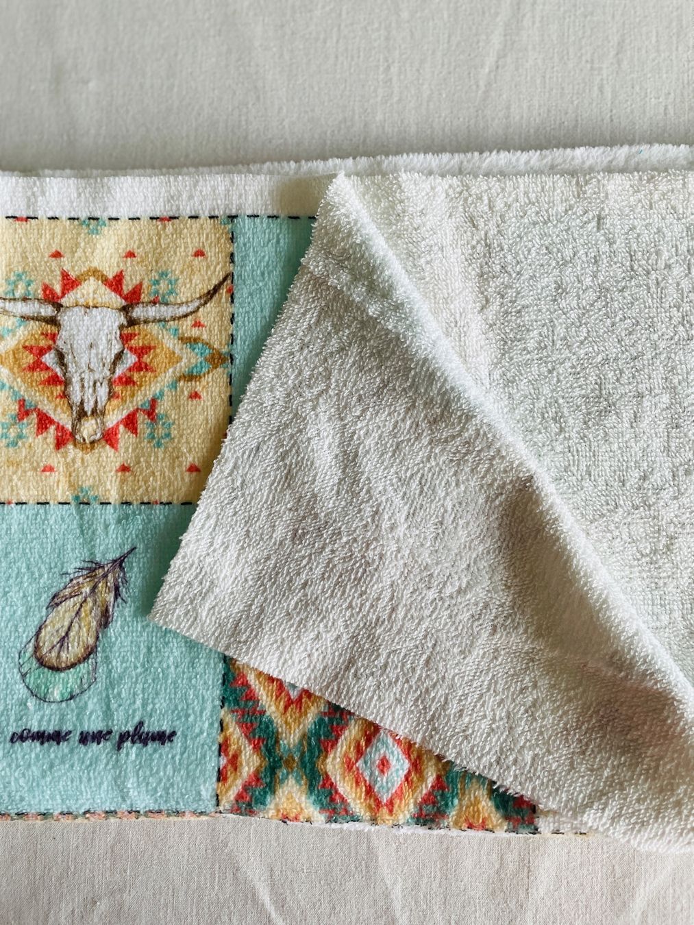 Tessuti: Coupon éponge pour coudre des lingettes lavables - Boho – Nuovo e nell'imballaggio originale da Gland venduto da san_xz5j 4