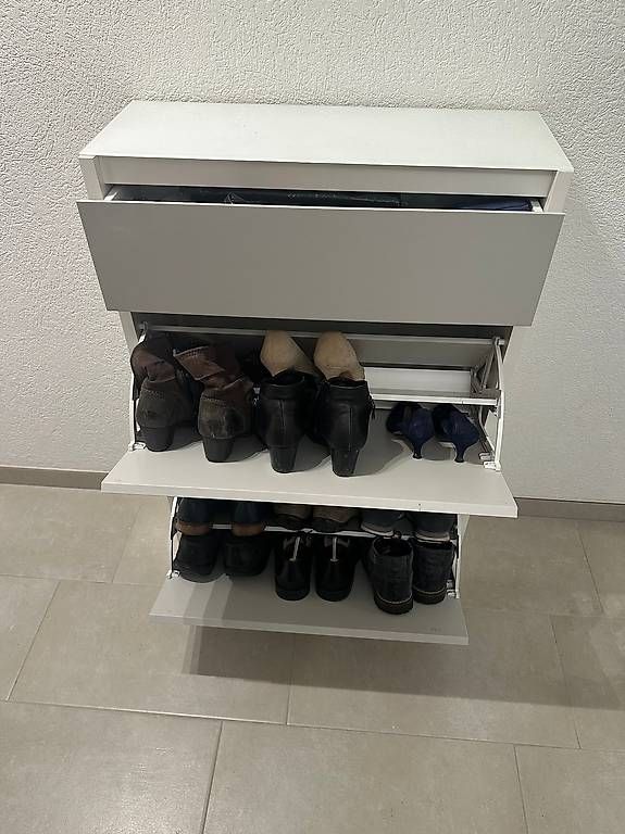 Armadi: Meuble à chaussures design verre & bois – Usato da Longirod venduto da asterisqume 1