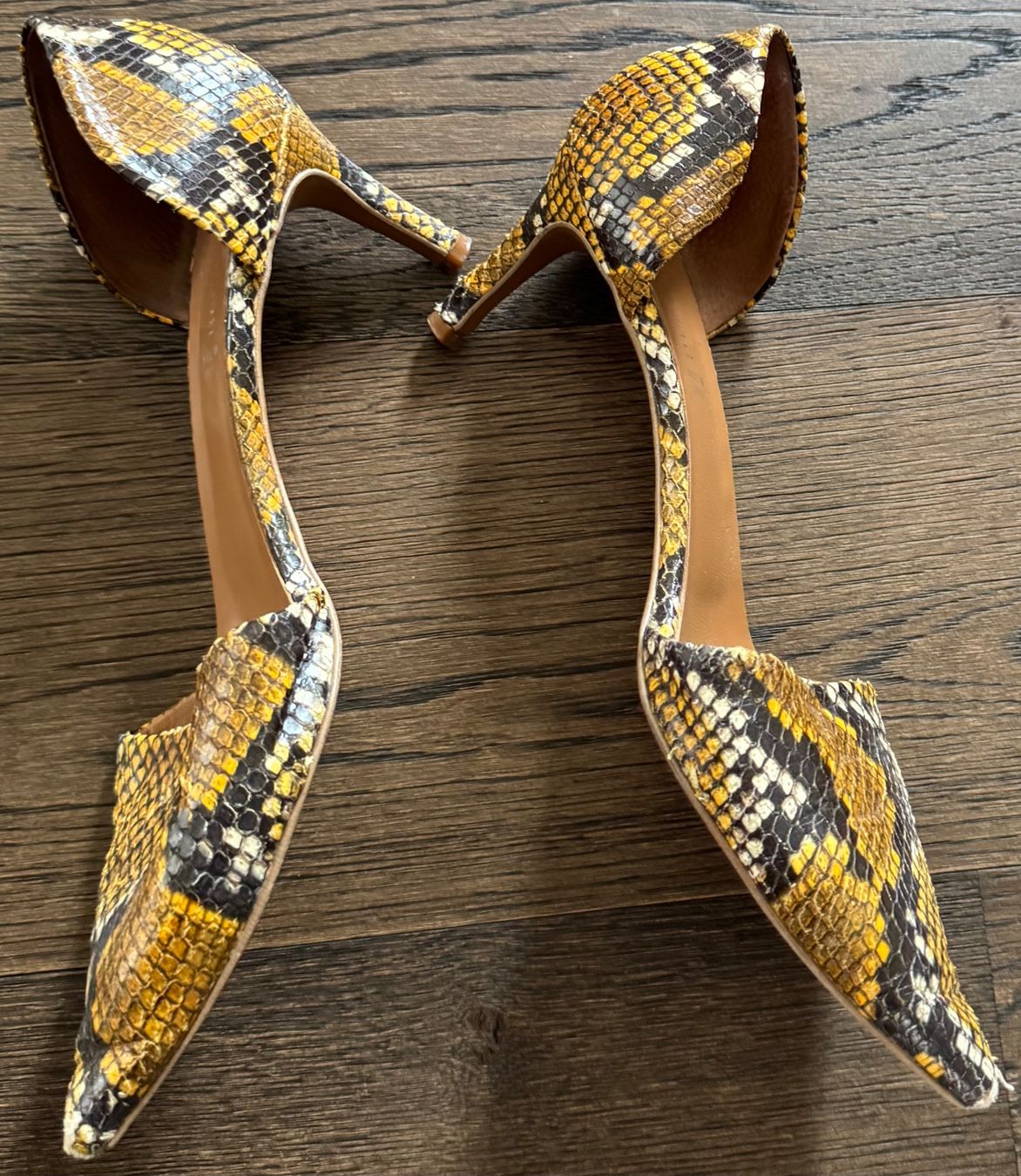 Bugatti Damenschuhe: Bugatti Snake-Print Leather Heels - Made in Italy – Gebraucht aus Uitikon Waldegg von gha_v6gz 2