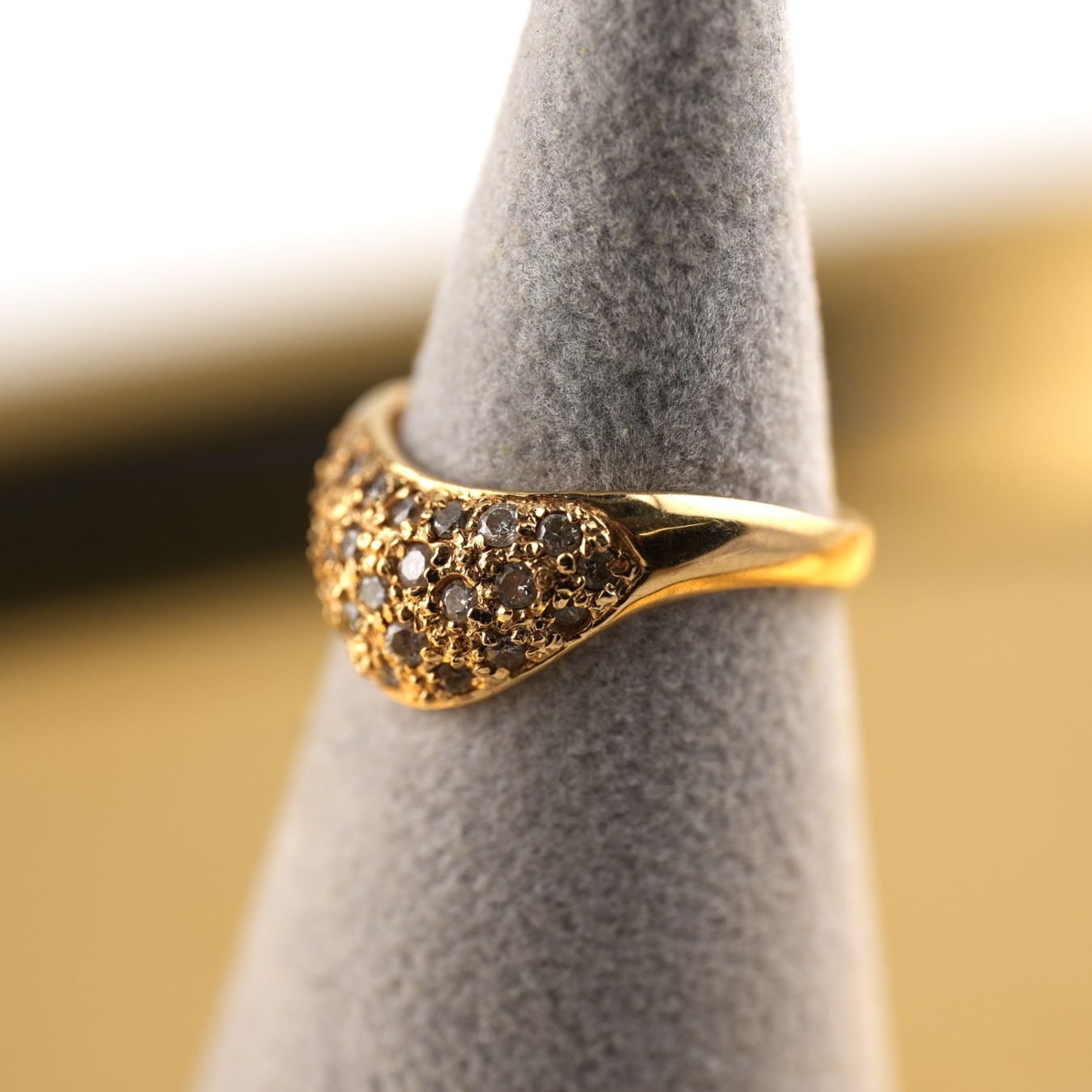 Anelli: Goldring 18K mit Diamanten – Usato da Basel venduto da Vip24 1