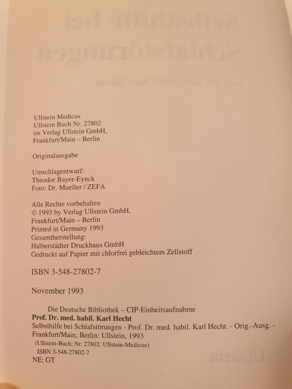 Bücher: Schlaf-Ratgeber - 3 Bücher – Gebraucht aus Zürich von fourpaws 5